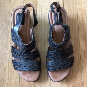 Clarks Artisan leather slingback sandal size10